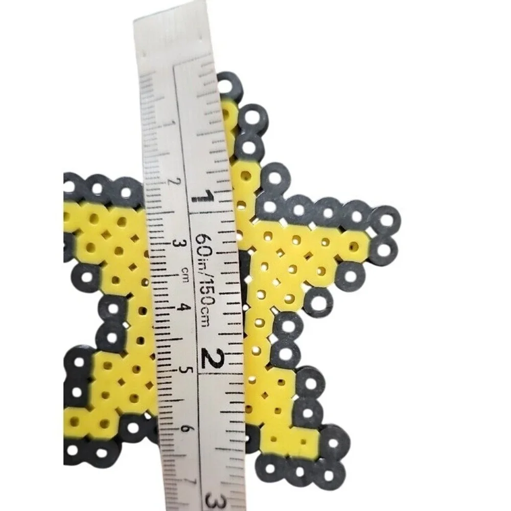 Super Mario Perler Bead Pixel Art Set 5 Boo Fire Flower Star Koopa Shell Lakitu